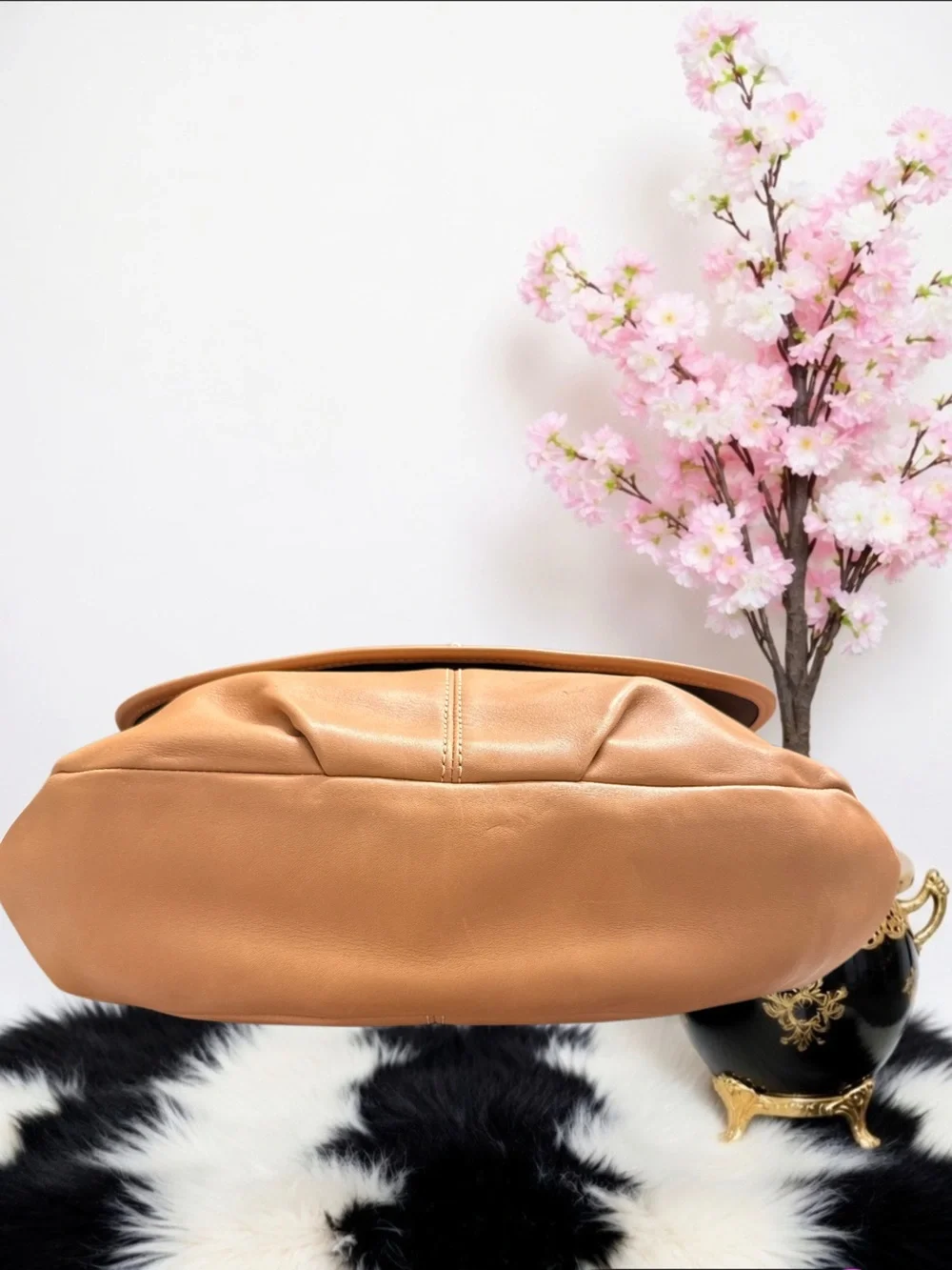 COACH LEGACY LEATHER FLAP SHOULDER BAG